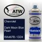 Preview: Chevrolet, Dark Moon Blue Pearl, WA467B / GDX: 400ml Sprühdose, von ATW Autoteile West.